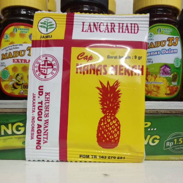 

Lancar haid cap nanas merah