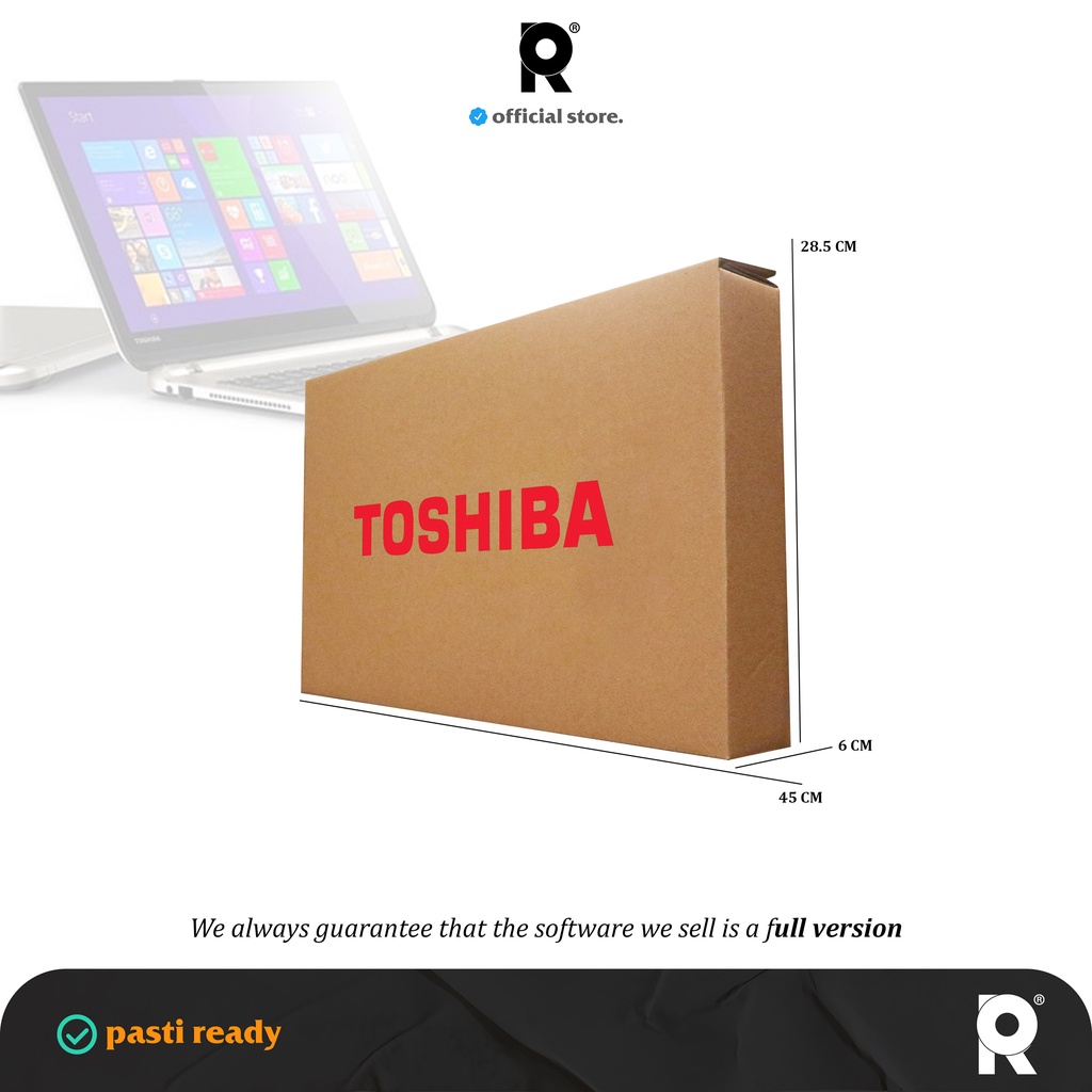 

BOX LAPTOP TOSHIBA 1 SET | 45x6x28.5 cm | Kardus Laptop