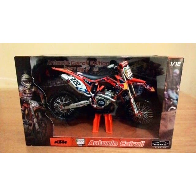 Diecast Motogp - Diecast Ducati - Diecast New Ray Vespa Diecast Miniatur Motor Cross Trail Ktm 350