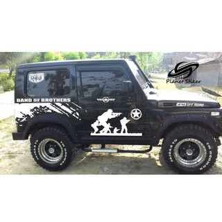  STICKER  CUTTING  STIKER MOBIL  KATANA JIMNY TAFT JEEP  