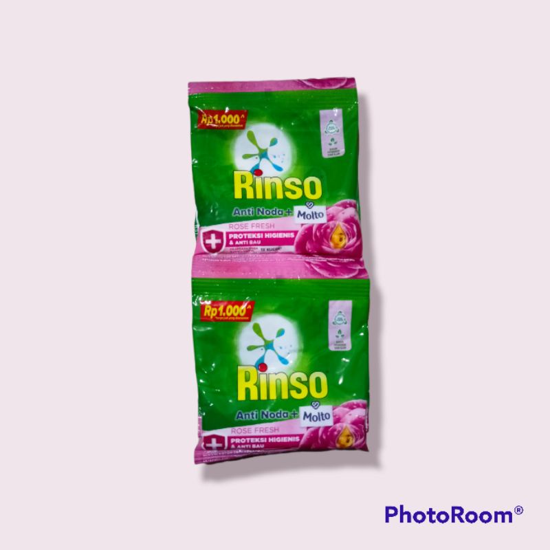 Rinso Anti Noda + Molto Kemasan 40g / Rp 1000 (6 PCS)