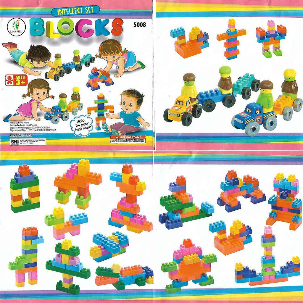 Mainan Anak Edukasi Blok Lego Besar 32pcs