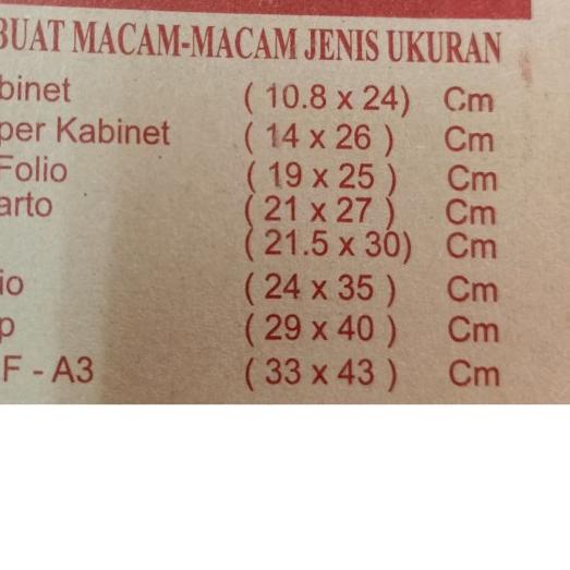 

♛ Amplop Coklat 1/2 Folio ( 19x25cm ) ☪