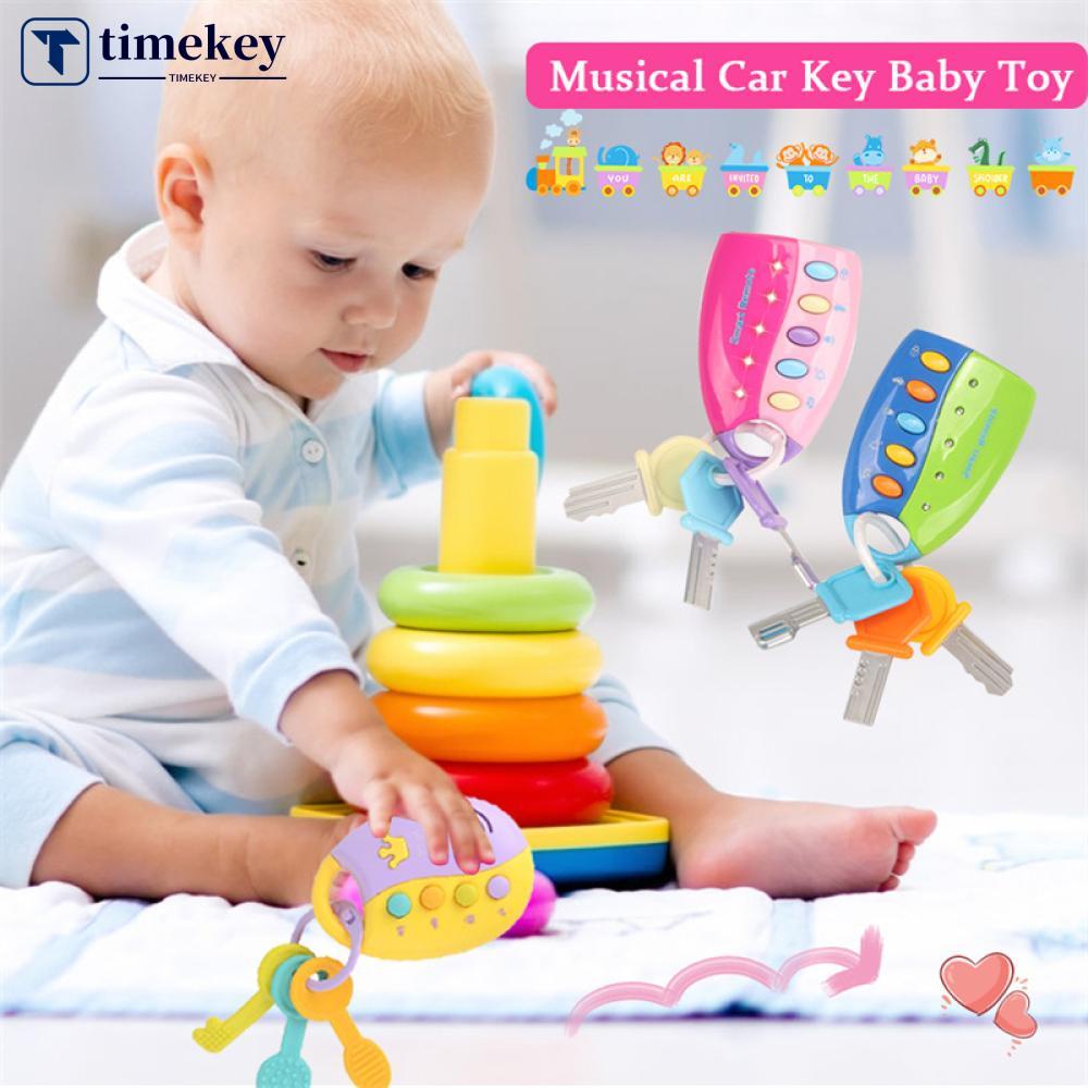 Timekey Mainan Kunci Mobil Remote Control Dengan Suara Musik Untuk Edukasi Bayianak Bermain Peran K4P4