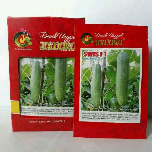 Benih Timun Hijau SWISS F1 || Bibit Timun Lalap || Biji Timun Lalap ||  Timun Lalap