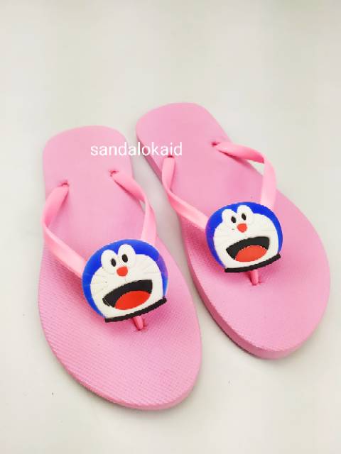 Sandal Kartun Doraemon | Sendal Cartoon | Sendal Wanita TPR