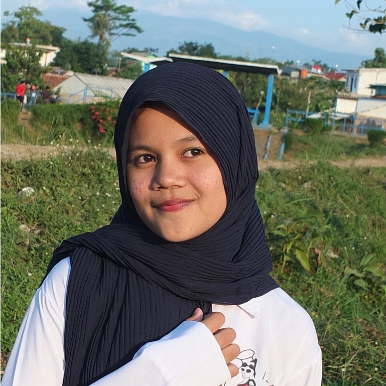 DISKON.! Pashmina FULL PLISKET || Pleated Shawl-Navy