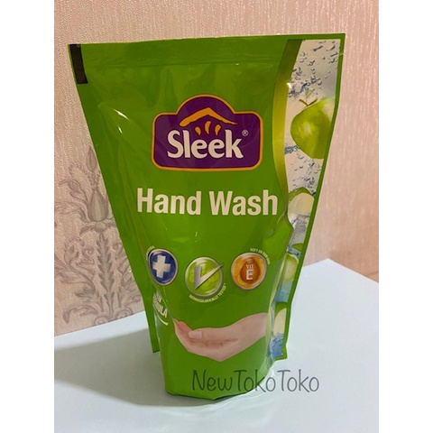 Sleek Hand Wash Anti Bacterial Apple Pouch 400ml