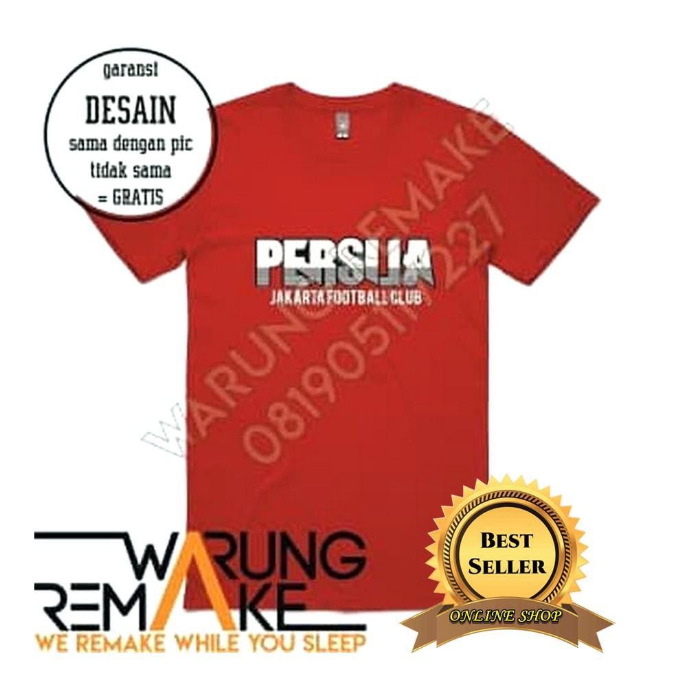 TERLARIS KAOS TSHIRT BAJU COMBED 30S DISTRO GUE PERSIJA JAKARTA