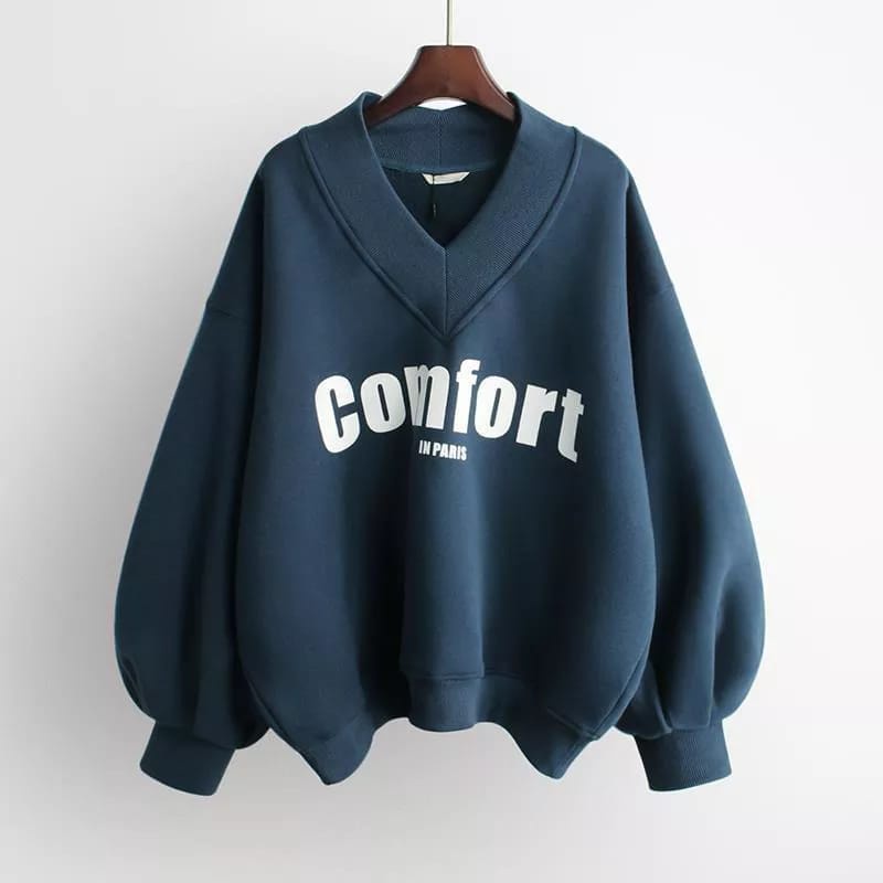 SWEATER OVERSIZE WANITA COMFORT SWITER WANITA KEKINIAN