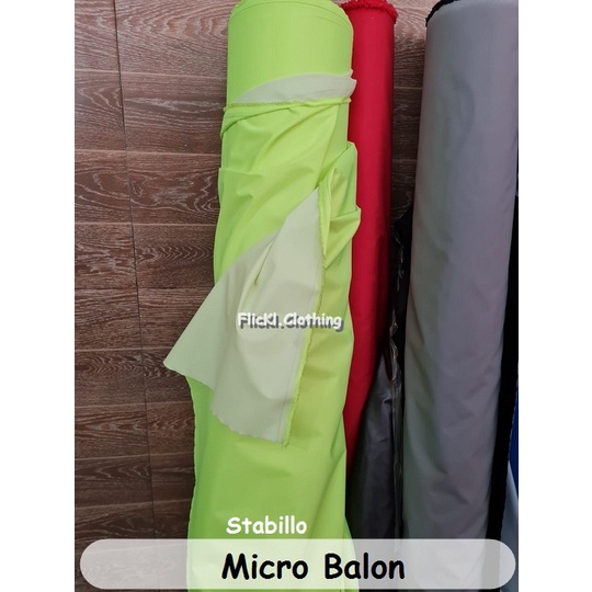 Bahan Kain Micro Balon Parasit Parasut Waterproof Jaket Jas Hujan Anti Air