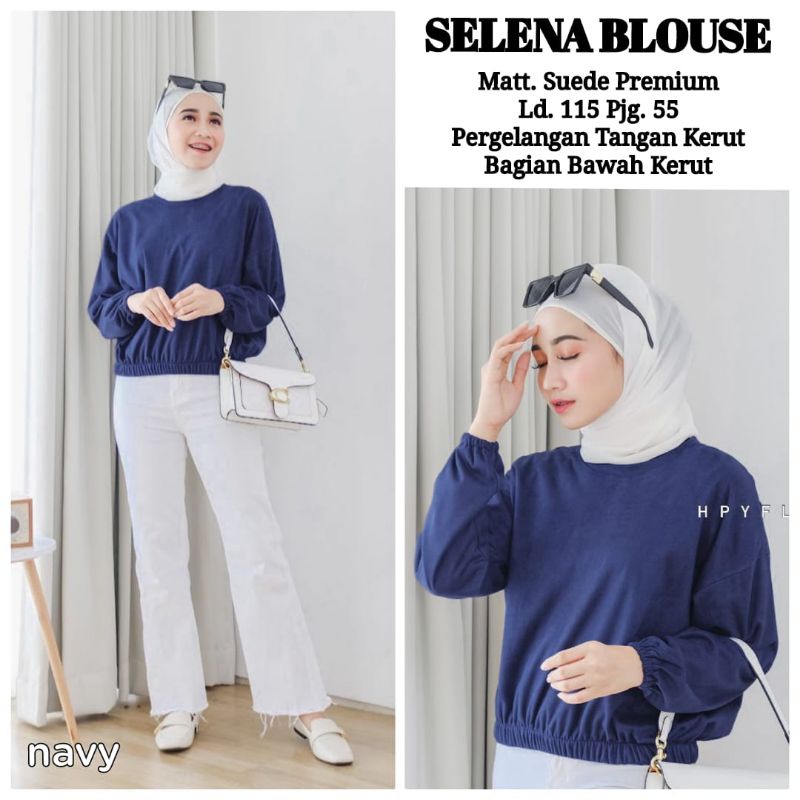 SELENA BLOUSE WANITA TERBARU