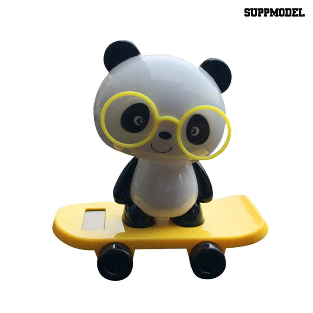 Mainan Boneka Panda Menari Tenaga Surya Untuk Dekorasi Dashboard Mobil