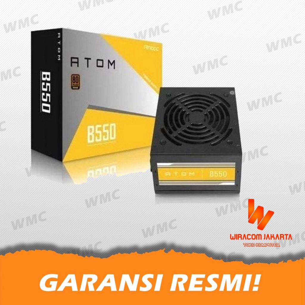 PSU Antec ATOM B550 - 80+ Bronze Certified - Flat Cable