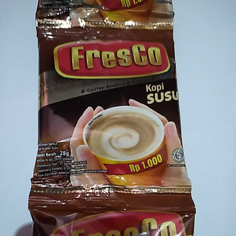 Kopi Fresco Susu Fresco Moca Renceng 12 pcs