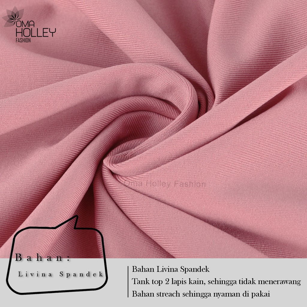 (COD) OH Tank top Long Odie korea Bahu Lebar Wanita (Uniclo) #0135-7