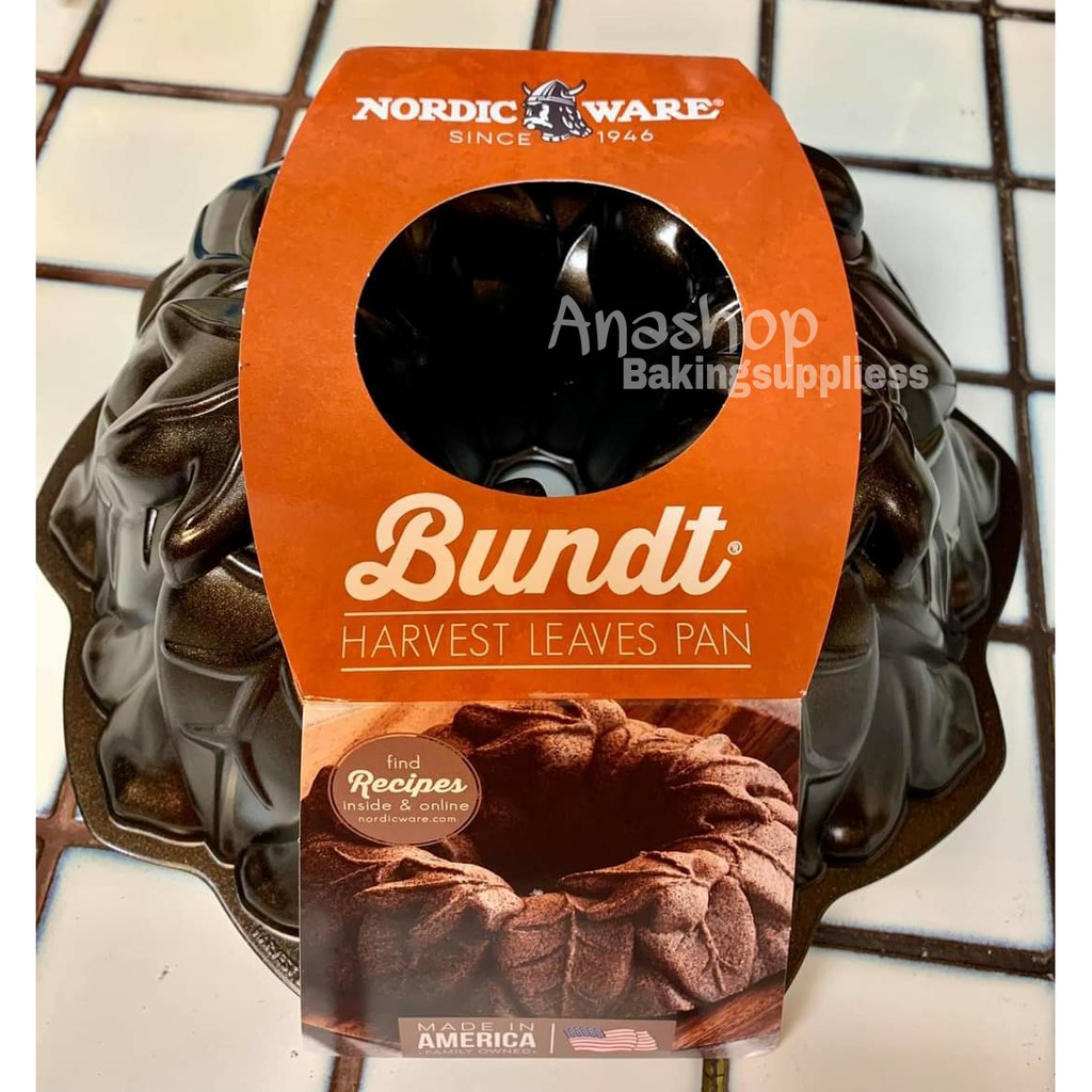 Jual Nordic Ware Harvest Leaves Bundt Pan Shopee Indonesia