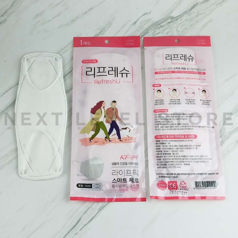 KF94 Masker Medis Korea RefreshU FDA Approved ORIGINAL KF 94 KF94