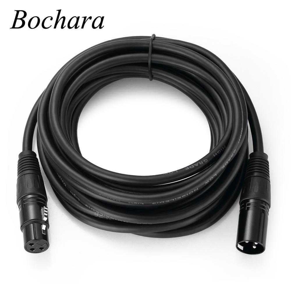 Bochara Kabel XLR M/F OFC Microphone Karaoke Shielded - BOF30 ( Mughnii )