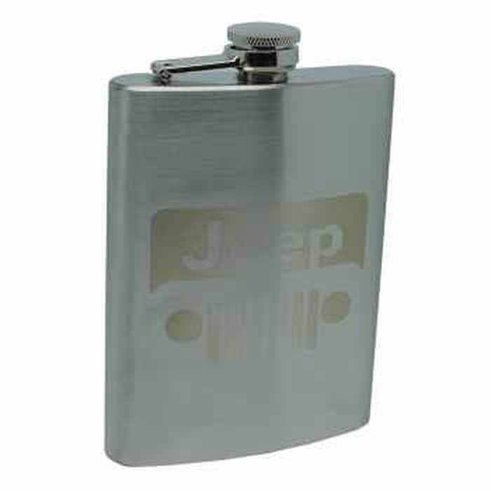 Botol Jeep Botol Minum Bir Wine portable Hip Flask Bentuk Kotak 8oz