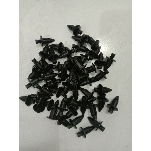 (50 pcs) baut/baud kancing/klip body plastik kecil Nmax N max/CBR/Ninja/PCX/R15