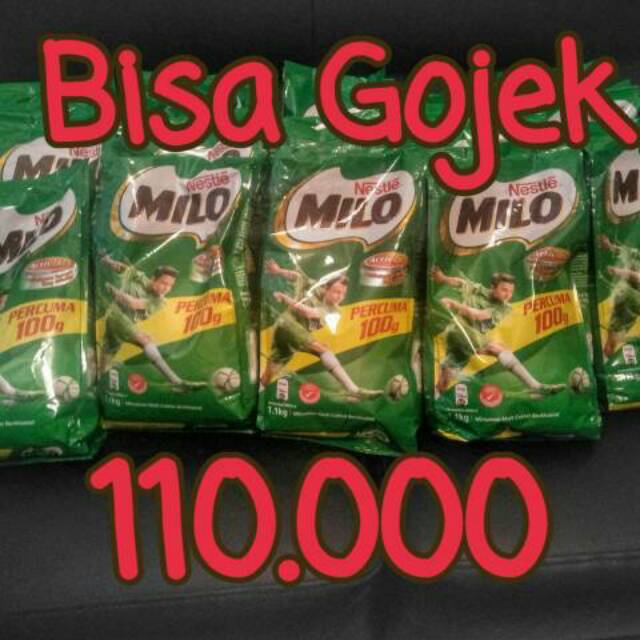 

Milo Malaysia 1.1kg (Milo 1kg bonus 100 gram) BISA GOJEK