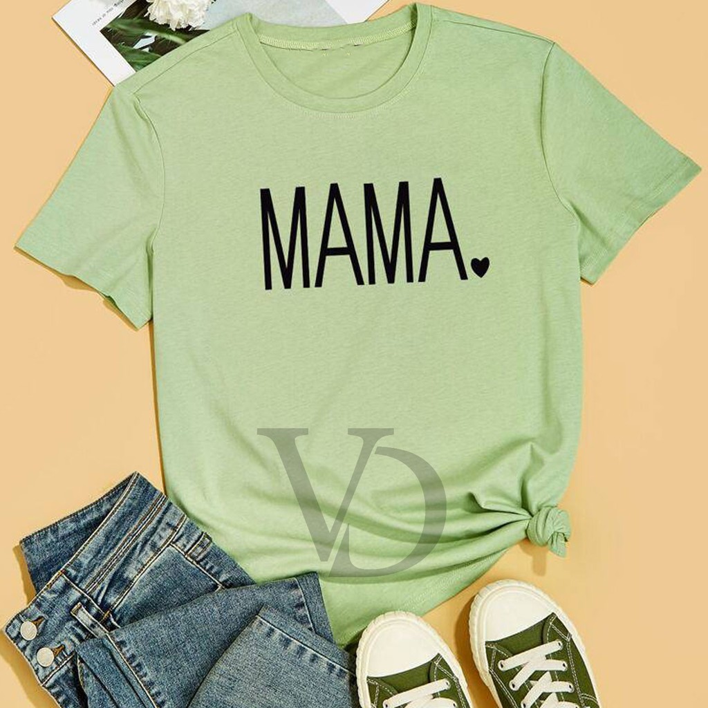 KAOS MAMA / kaos custom / tumblr tee / baju wanita letter mom