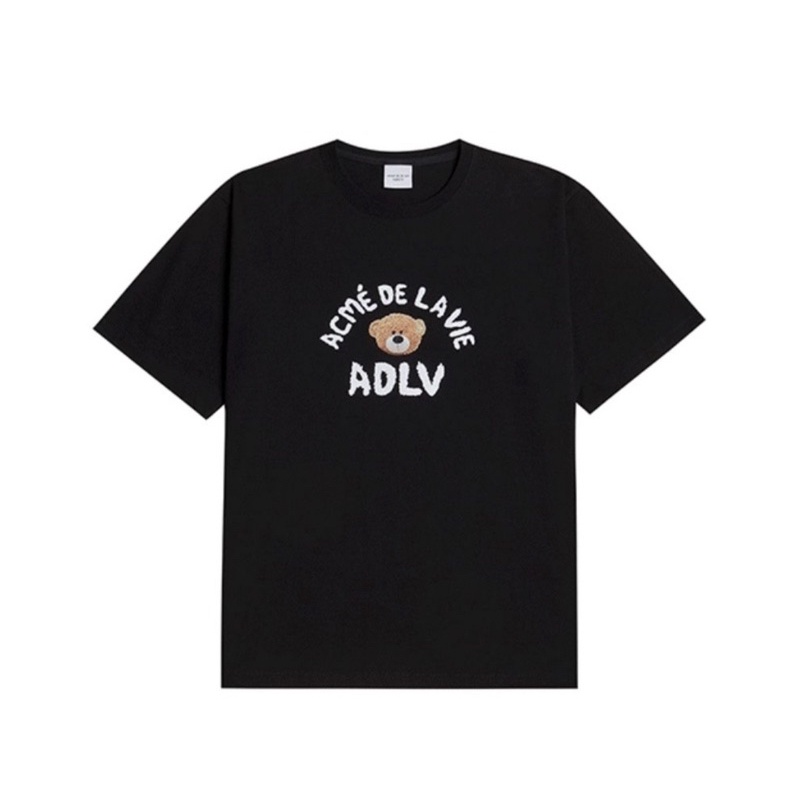 ADLV Acmedelavie T-Shirt Black Teddy Bear