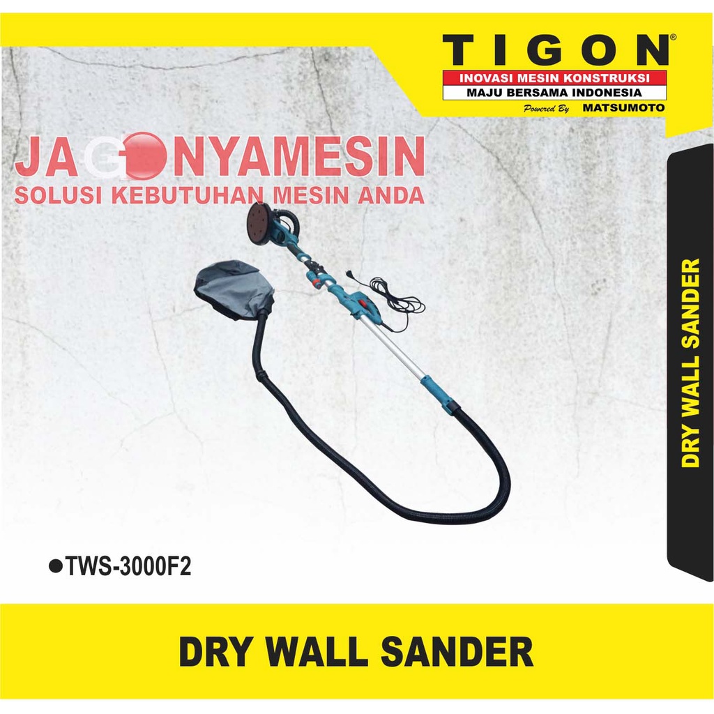 TIGON DRY WALL SANDER MESIN POLES DINDING TWS-700A & TWS-3000 F2