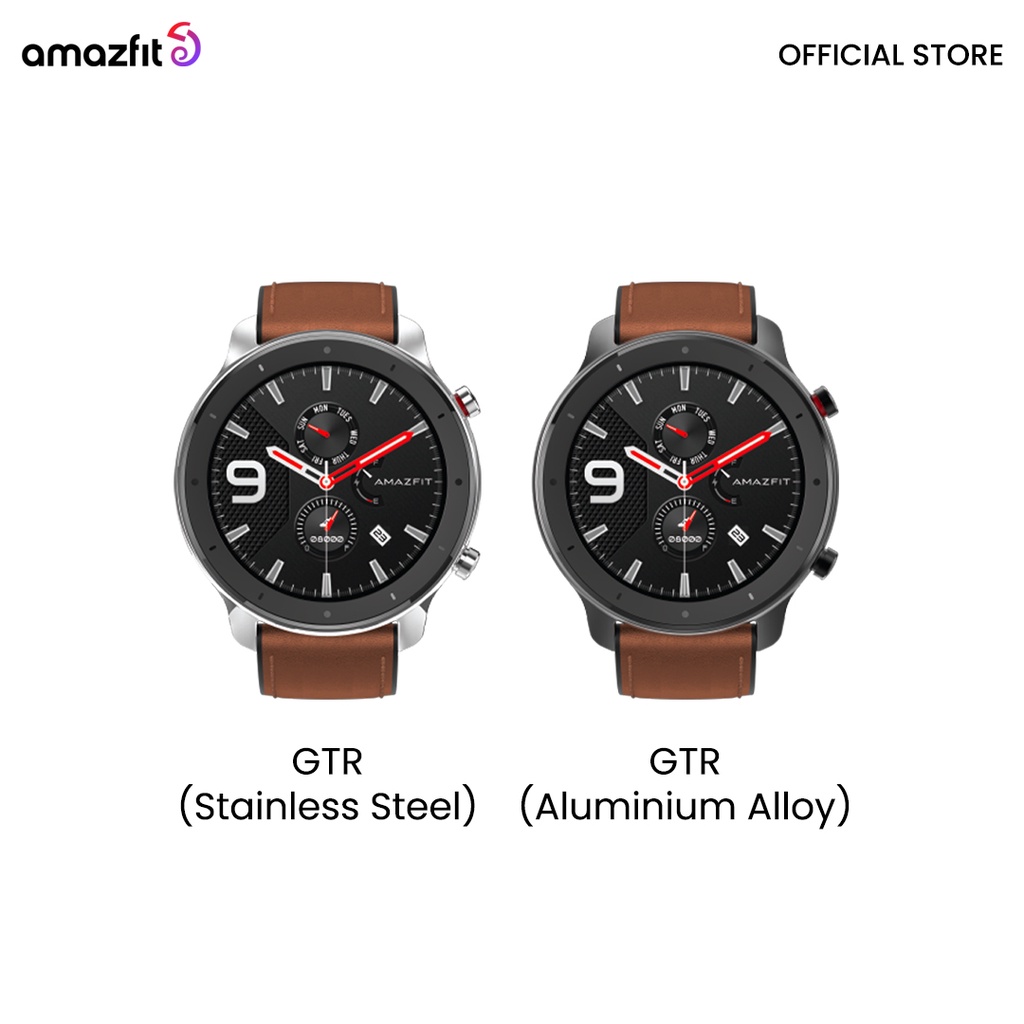Amazfit GTR 47 47mm Smart Watch 5ATM New Zepp Smartwatch Long Battery Music Control For Android IOS Phone Jam Tangan Pintar-3