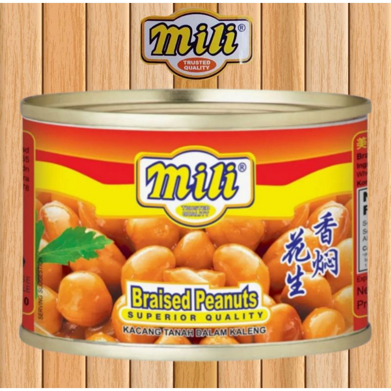 

MILI Braised Peanuts Kacang Tanah Rebus Dalam Bumbu Kecap 170gr