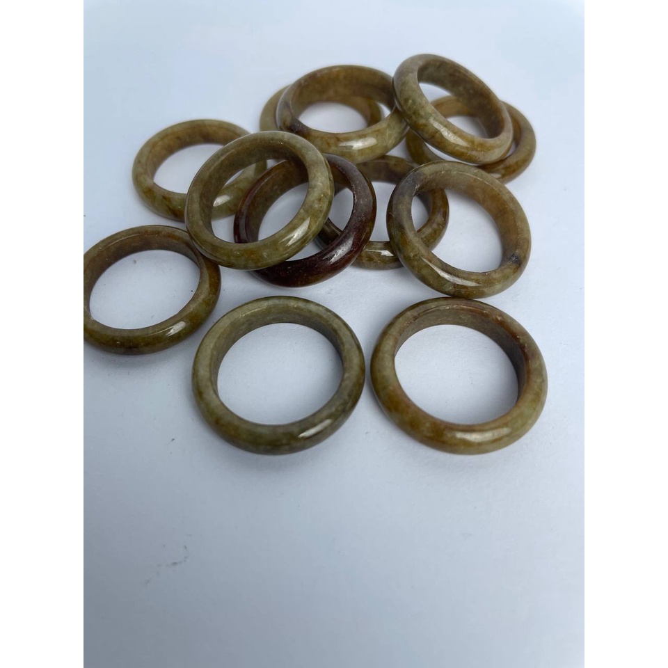 CINCIN ASLI GIOK BURMA NATURAL JADEITE JADE