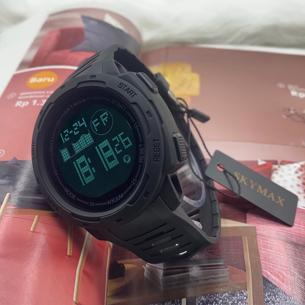 Jam tangan sport terbaru SKY&amp;MAX bahan halus bisa bayar COD