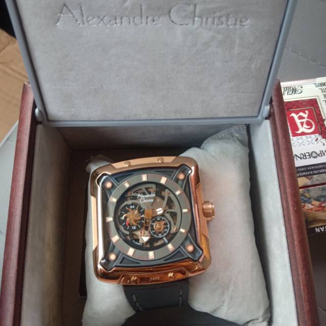 Jam tangan pria original Alexandre Christie type AC 3030 ma