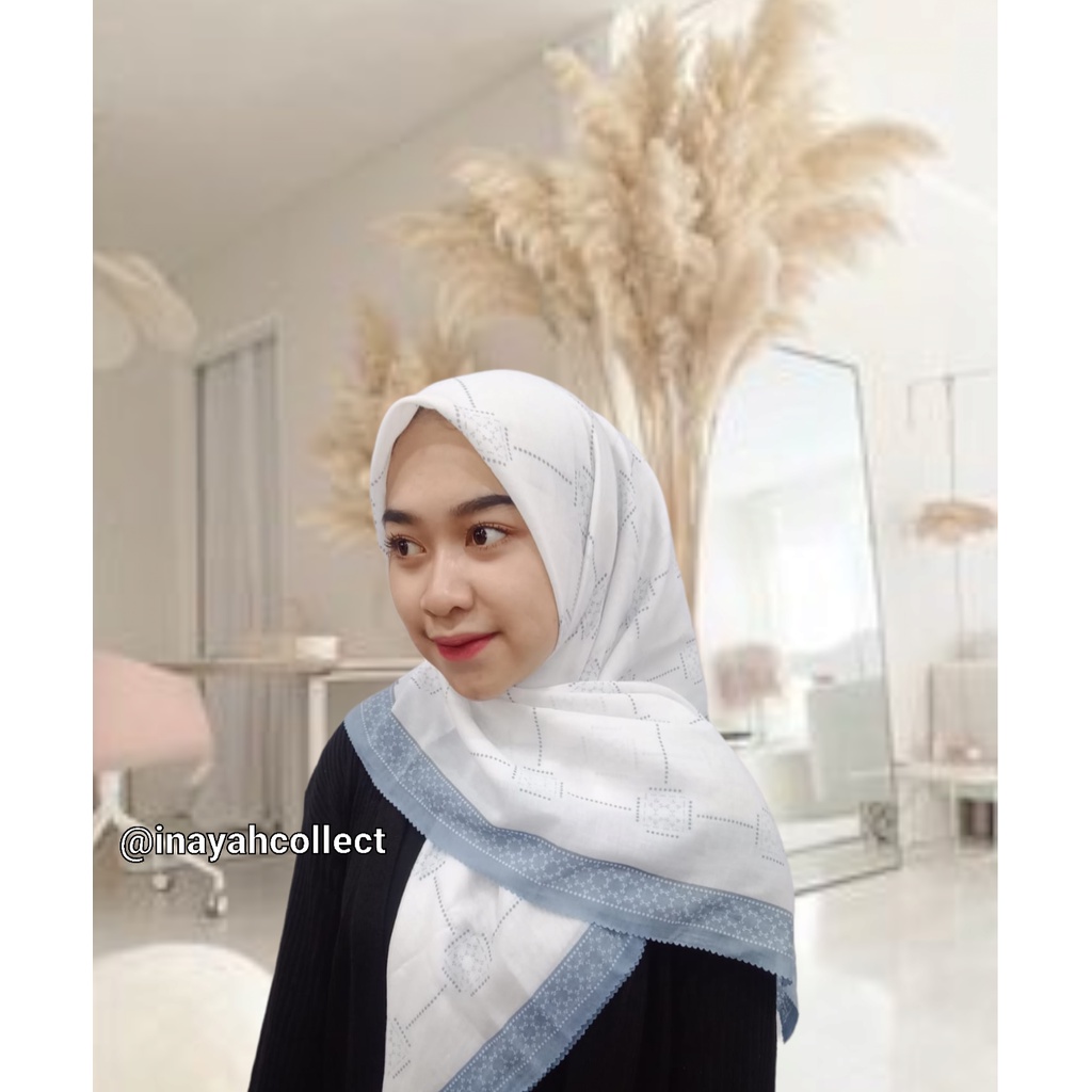 JILBAB SEGI EMPAT/VOAL MOTIF/SEGI EMPAT VOAL MOTIF LUNA SERIES