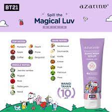 AZARINE x BT21 Body Guard Moisturizer Sunscreen Serum 100ml SPF 50 PA++++ | AZARINE Sunscree Body Guard Serum