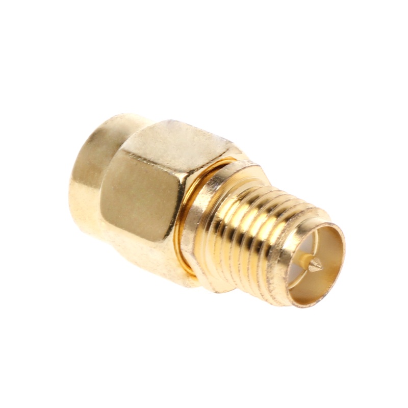 Zzz Adapter Konektor Coaxial Rf Lurus Plug Sma Male Ke Rp-S Male