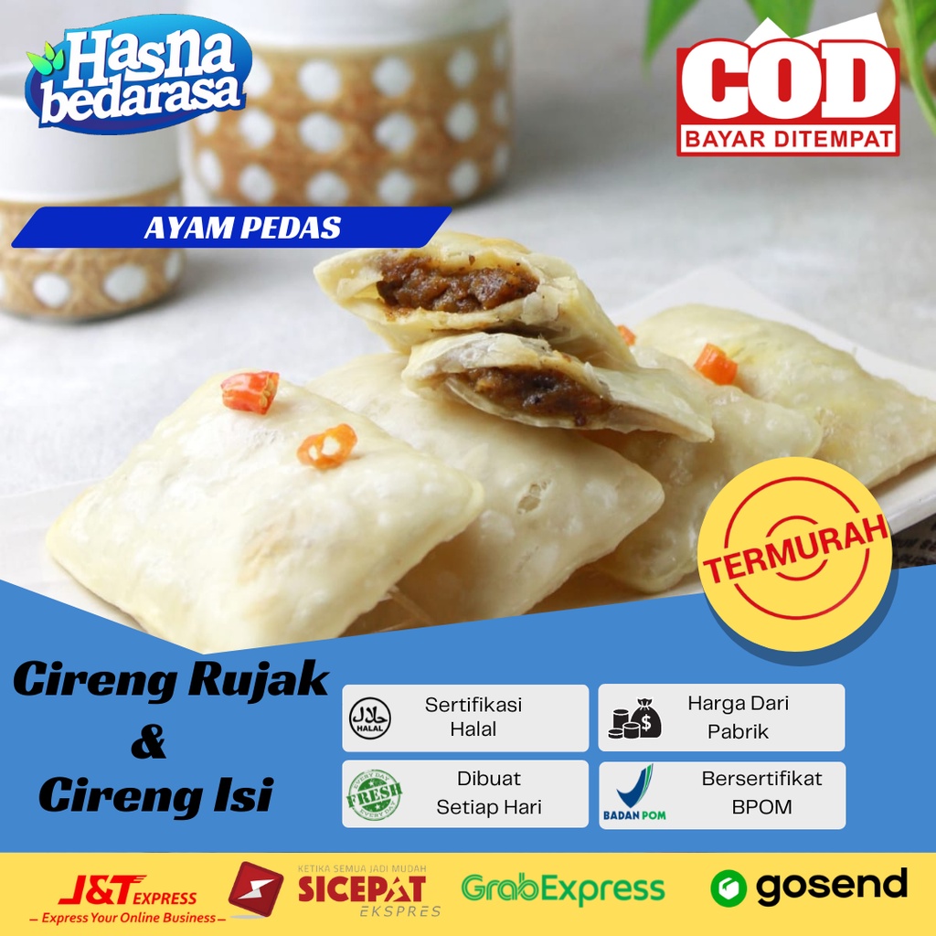 

Cireng Isi Ayam PEDAS | Cireng Ayam Pedas | Cireng Ayam | Cireng Pedas | Cireng Isi Frozen | Cireng Frozen | Cireng Makanan Pedas Murah | Makanan Ringan Pedas | Cireng Isi Bandung | Jajanan Frozen | Makanan Beku Murah