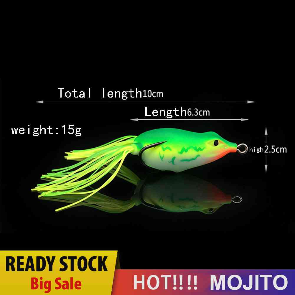 Umpan Pancing Soft Bait Bentuk Katak Ukuran 6cm / 15g