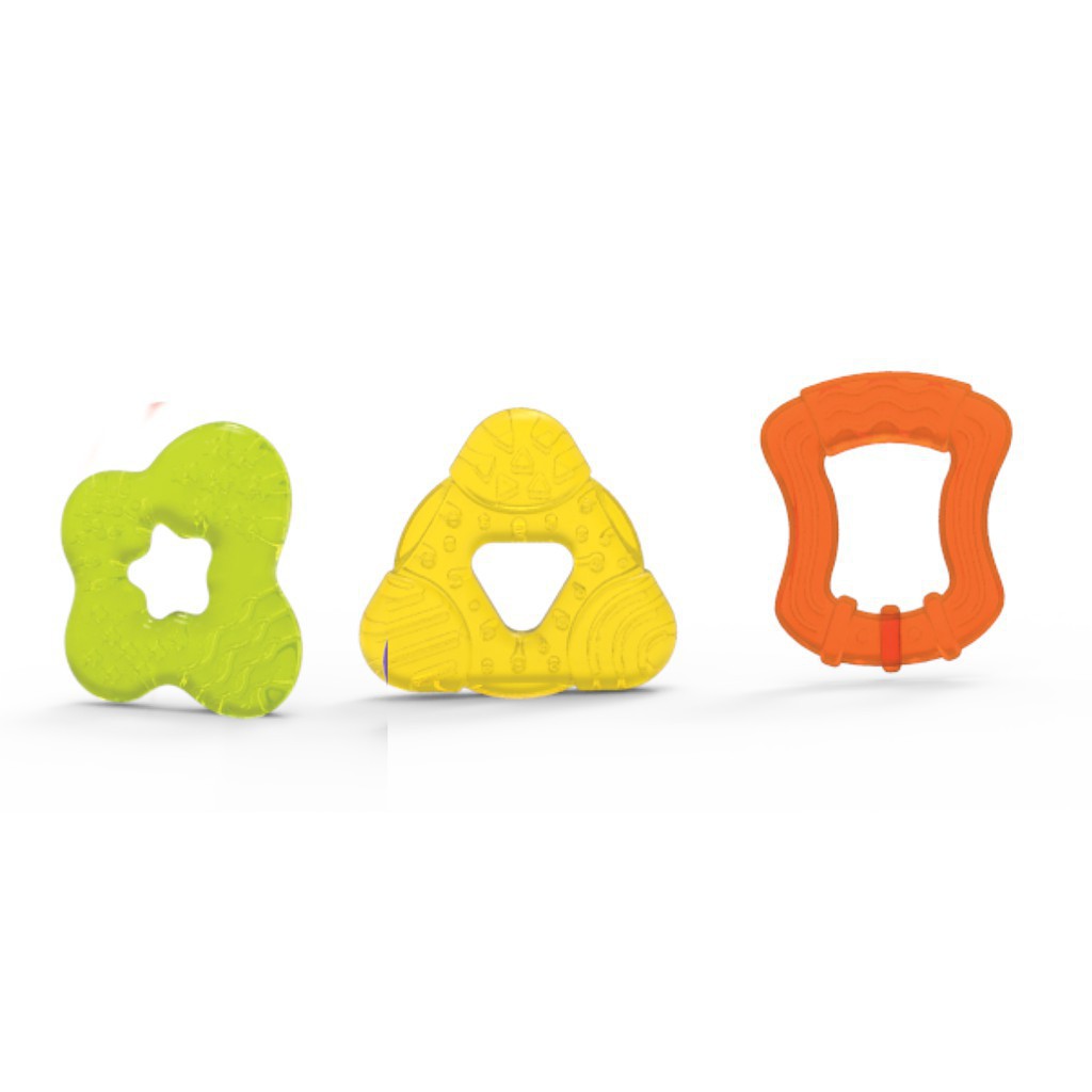 Baby Safe Multi Textures Teether / Gigitan Bayi TT009 (Tersedia varian paket)