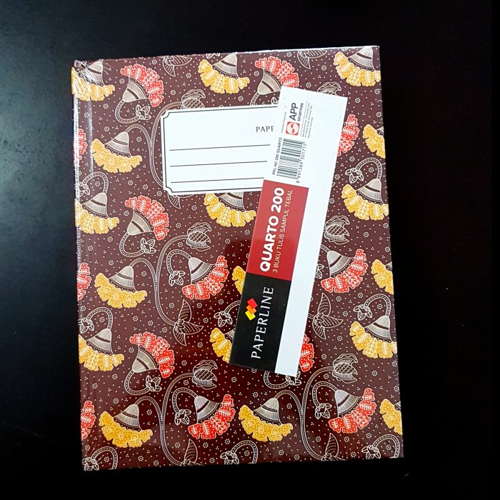 

Cuci Gudang Buku Tulis Hardcover Tebal Paperline Kuarto Isi 200 Lembar (/ Pcs) Terlaris