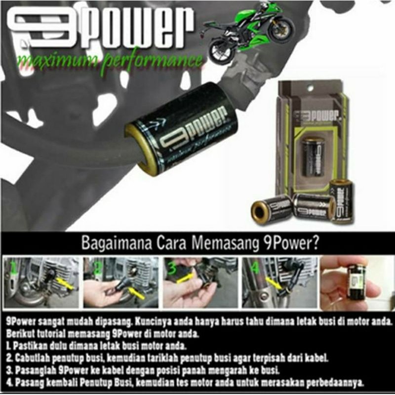 9Power Coil Booster dan Penghemat BBM Motor Mobil dan Peningkat Akselerasi