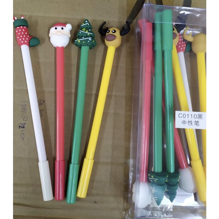 

Pulpen Edisi Natal / Pena Christmas / Pulpen Santa / Pulpen Motif Pohon Natal