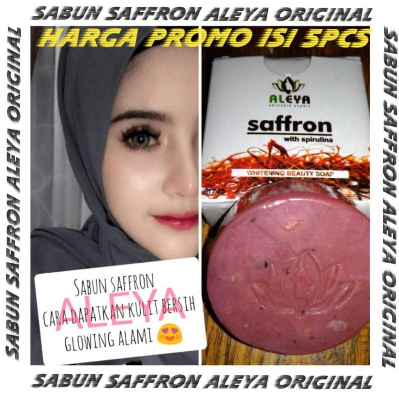 Sabun saffron Saffron sabun kecantikan sabun wajah sabun memutihkan