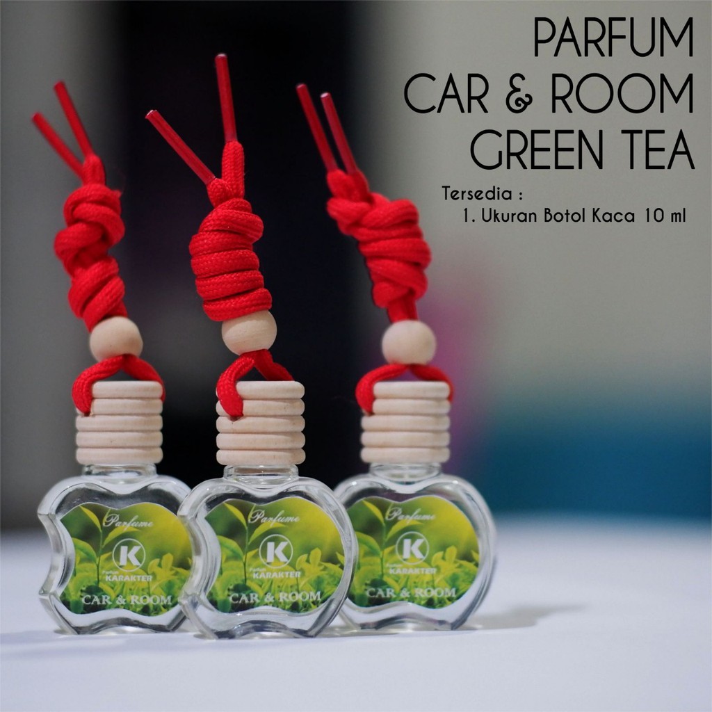 Parfum Mobil &amp; Ruangan Aroma Green Tea ( Greentea ) Model GantungWangi dan Tahan Lama | Kemasan 10ml  | Bisa Cod | Terlaris