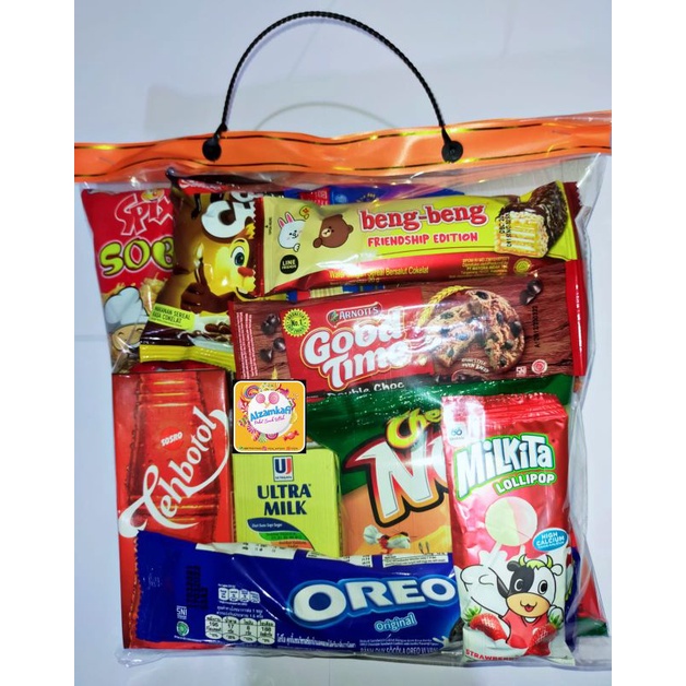 

paket Snack ulang tahun/paket Snack ultah murah/paket Snack ultah costum/Snack murah/goodie bag