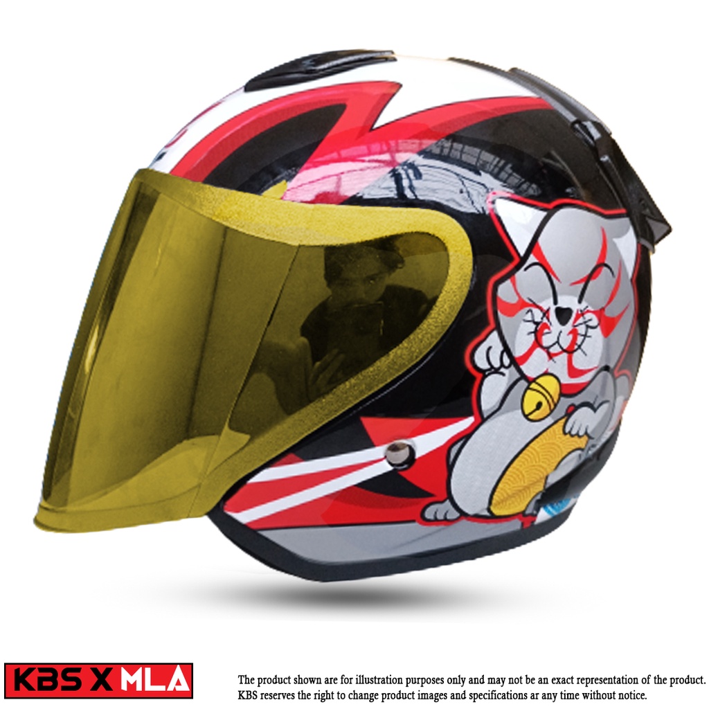 Helm Half Face Dewasa KBS ONE PiACE Motif Untuk Pria Dan Wanita Free DUS COD