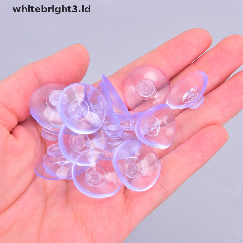 (whitebright3.id) 20pcs / Lot Cup Vakum Bentuk Kepala Jamur 20mm Untuk Kamar Mandi