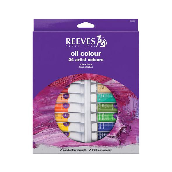 

REEVES Oil Colour Paint Set 24 pcs