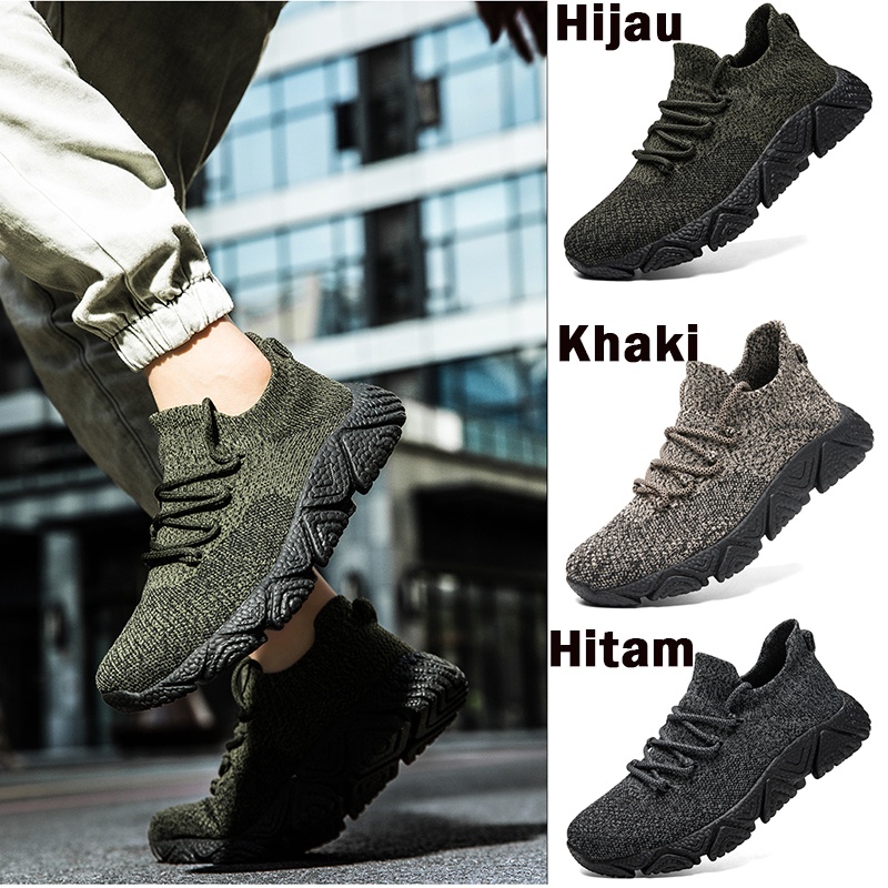 Sepatu  pria sepatu Sneakers kasual Sepatu kaus kaki bernapas impor Sepatu cowok trendi ring